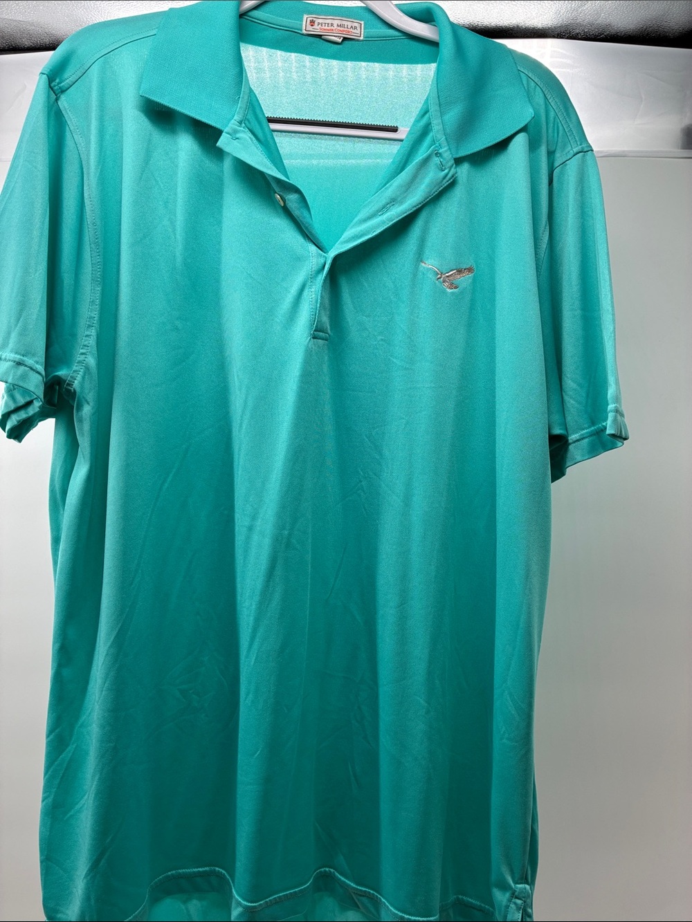 Peter Millar Turquoise Performance Polo